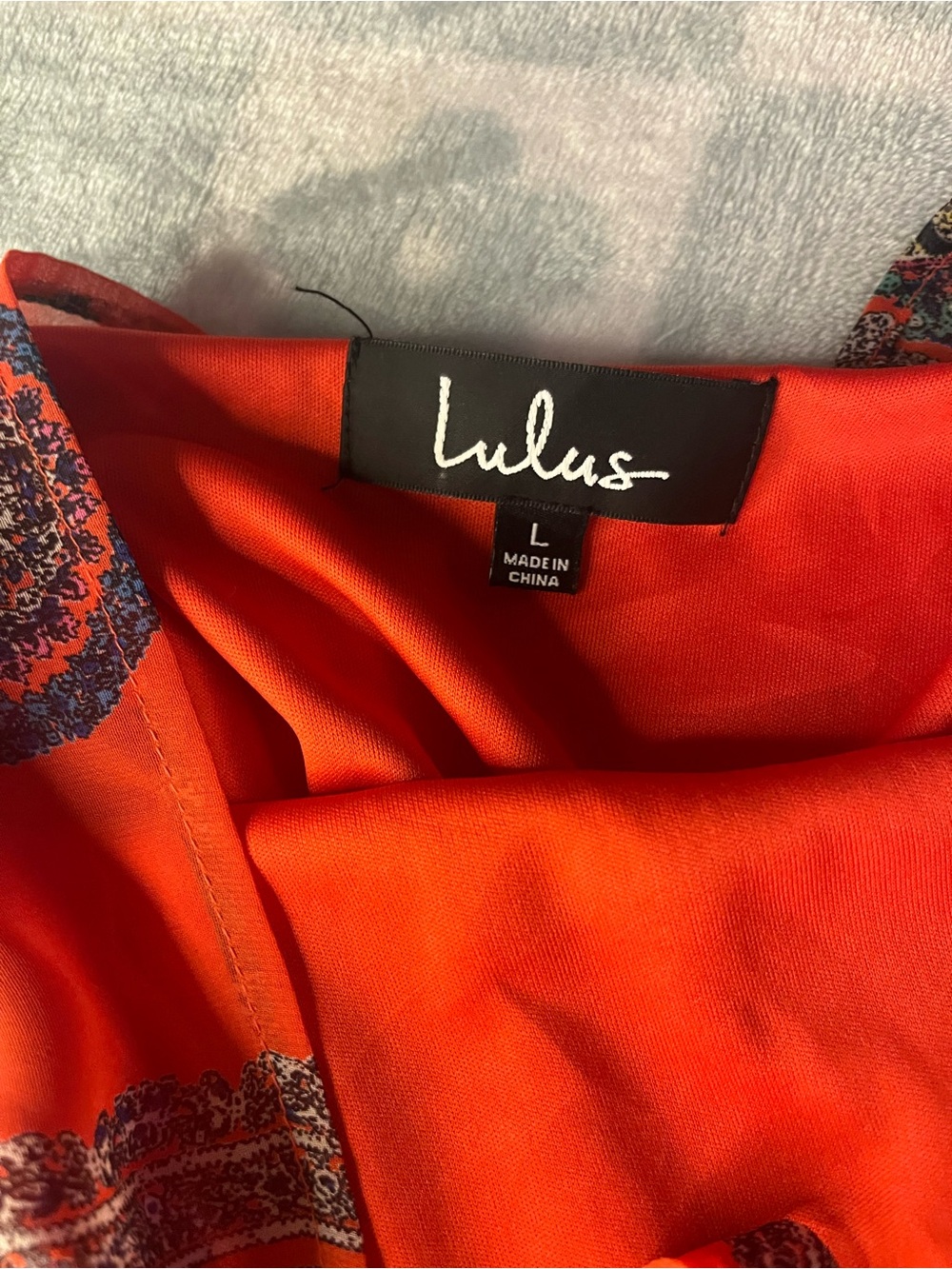 Lulus Printed Mini Dress - Picture 3 of 3
